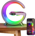 💡 4 in 1 Smart LED Nachttischlampe mit Bluetooth Lautsprecher, Wecker & Wireless Charger